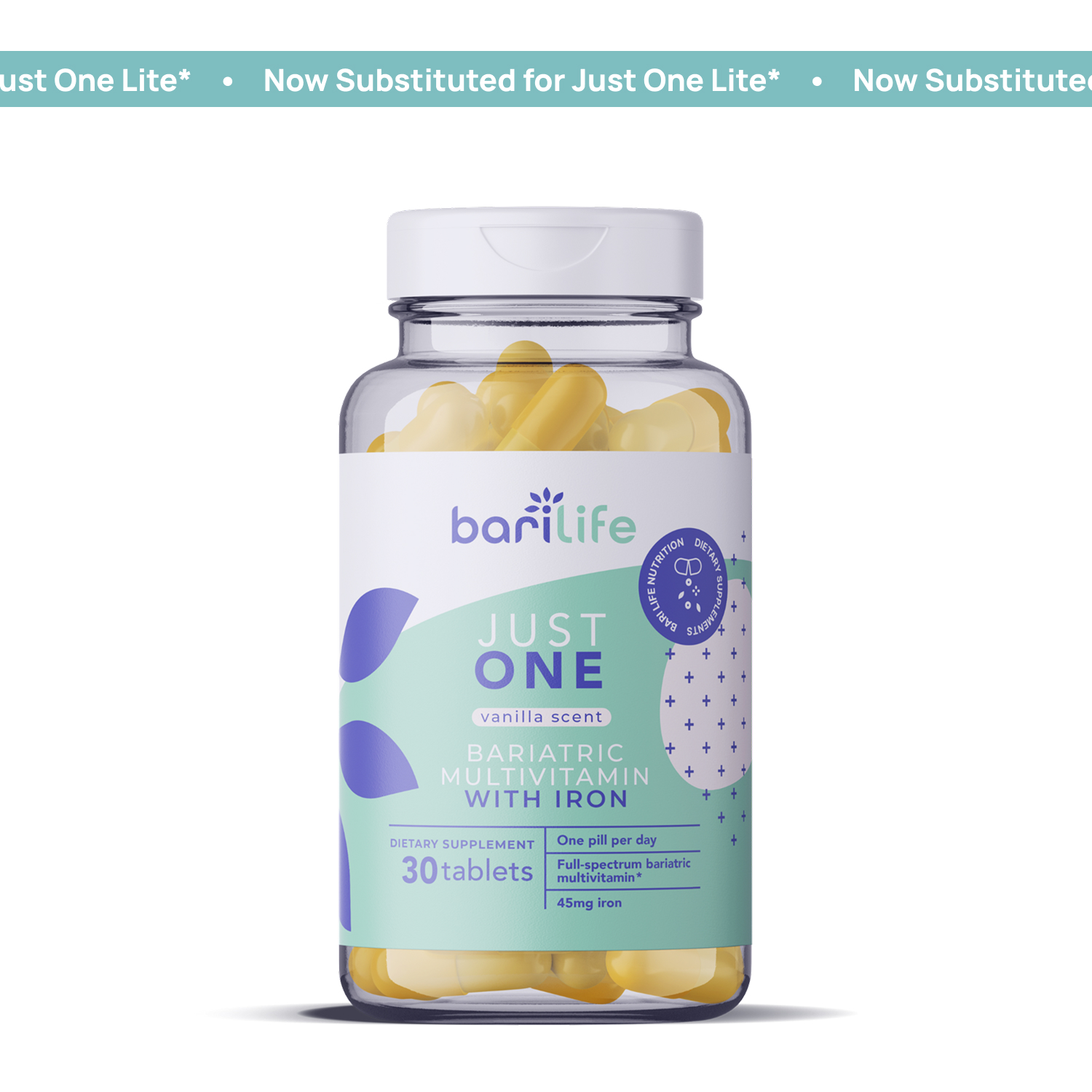 Just One 30ct. - Bariatric Multivitamin with Iron