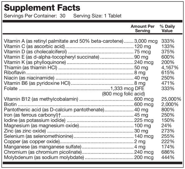 Just-One-Supplement-Facts