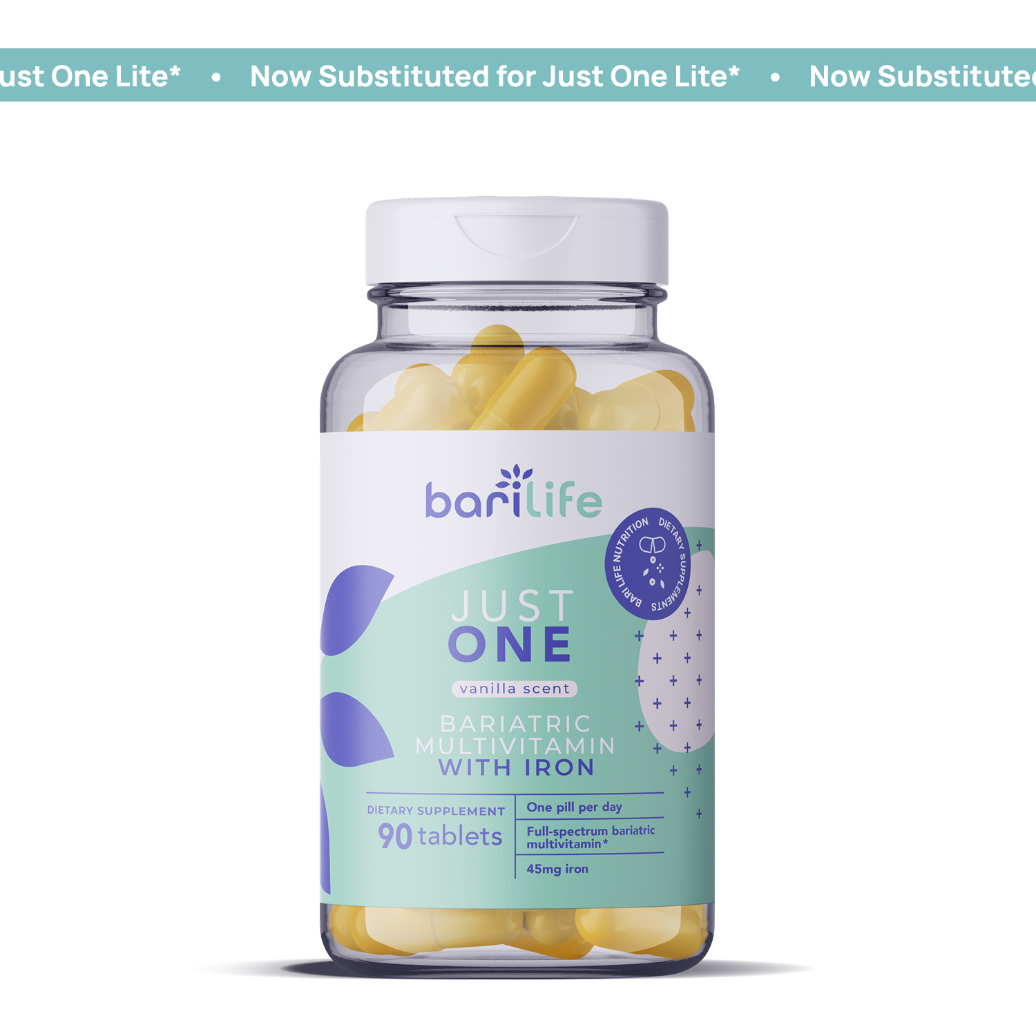 Just One 90ct. - Bariatric Multivitamin with Iron