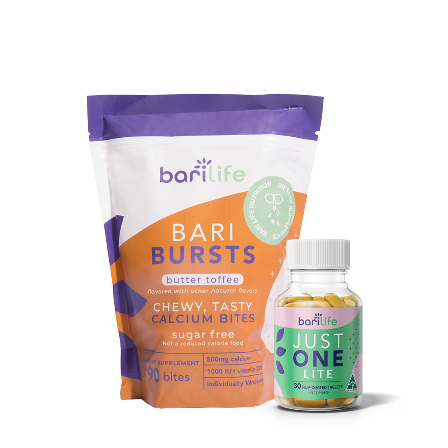 Just One Lite Duo 90s + BariBurst Toffee