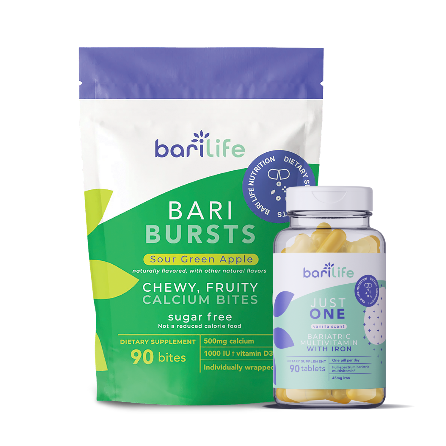 Just One + BariBurst Sour Green Apple (3 Month)